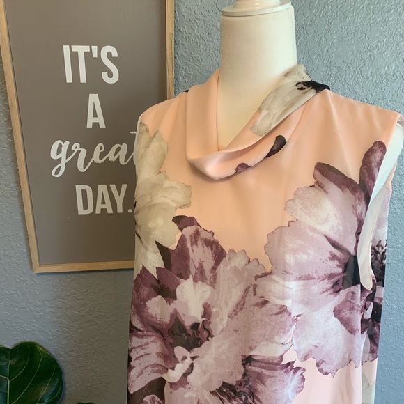 Retro 60’s Style Connected Floral Dress - Picture 2 of 6